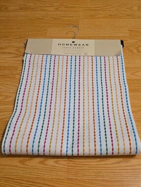 Homewear Multicolor Striped Cotton Table Runner